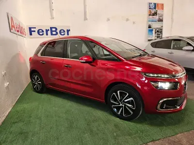 Usado Citroën C4 Picasso PureTech 130 CV (95 kW) 2017 Granate Monovolumen
