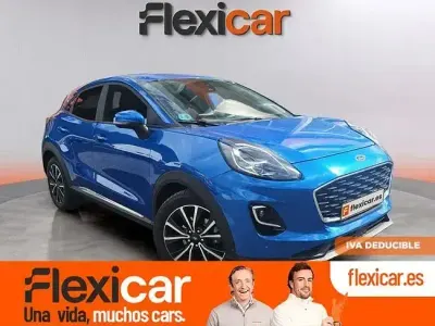 Käytetty Ford Puma Titanium 120 HP (88 kW) 2021 Sininen Katumaasturi