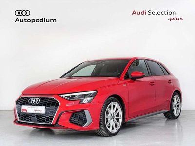 Usado Audi A3 Sportback S-Line 150 CV (110 kW) 2023 Rojo Utilitario