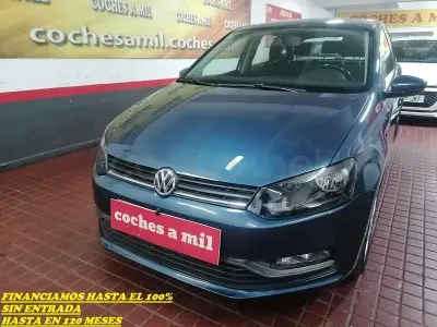 Usado VW Polo 75 CV (55 kW) 2016 Azul Berlina