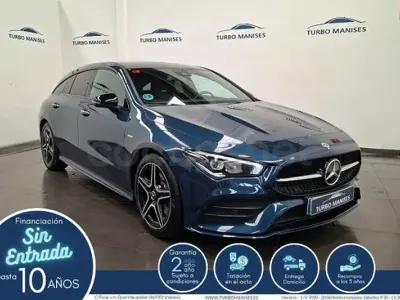 Occasion Mercedes CLA200 Shooting Brake 163 PK (119 kW) 2021 Blauw Stationwagen