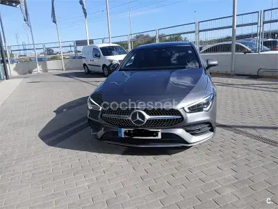 Usado Mercedes CLA200 150 CV (110 kW) 2020 Gris / plata Coupe