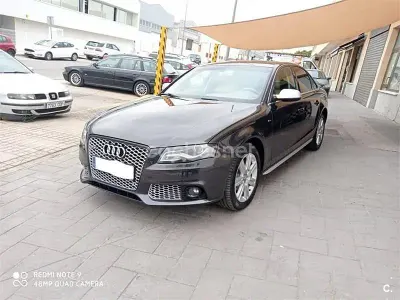 Usado Audi A4 S-Line 143 CV (105 kW) 2010 Negro Berlina