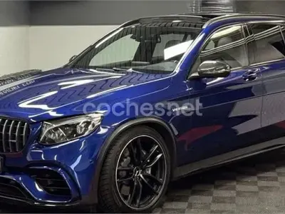 Usado Mercedes GLC63 AMG 476 CV (350 kW) 2018 Azul SUV