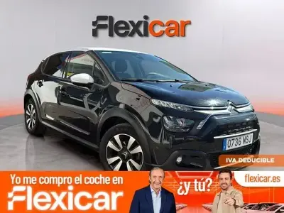 Usado Citroën C3 PureTech 83 CV (61 kW) 2024 Negro Berlina