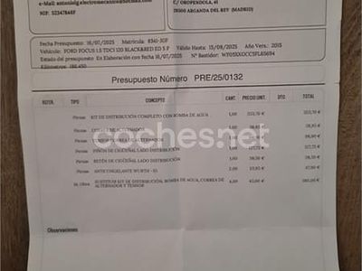 Usado Ford Focus Trend 120 CV (88 kW) 2015 Gris / plata Berlina