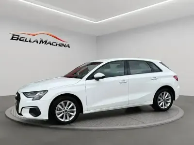 Usado Audi A3 Sportback 150 CV (110 kW) 2021 Blanco Utilitario