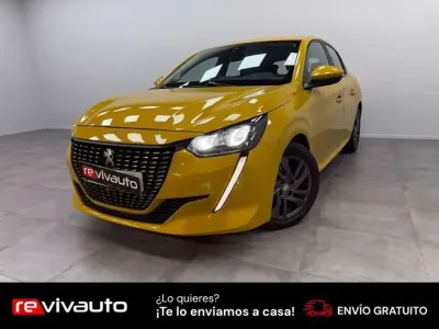 Usado Peugeot 208 Active 102 CV (75 kW) 2021 Amarillo Utilitario