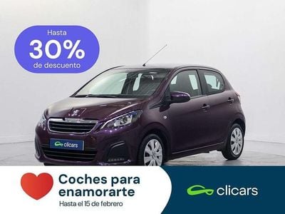 Usado Peugeot 108 Active 82 CV (60 kW) 2018 Amarillo Berlina