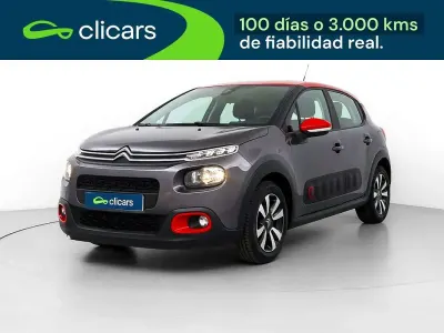Usado Citroën C3 Feel 99 CV (72 kW) 2019 Gris Utilitario