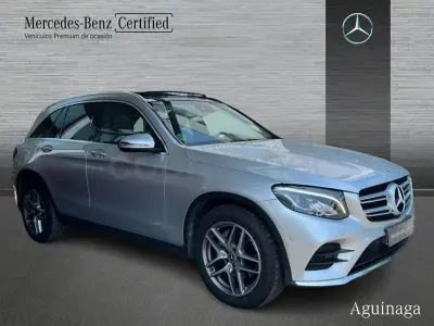 Usado Mercedes GLC250 211 CV (155 kW) 2017 Gris / plata SUV