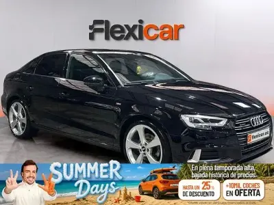 Usado Audi A3 Design 184 CV (135 kW) 2018 Negro Berlina