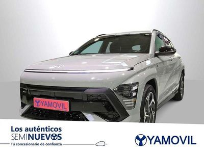 Usado Hyundai Kona N Line 129 CV (94 kW) 2024 Gris SUV