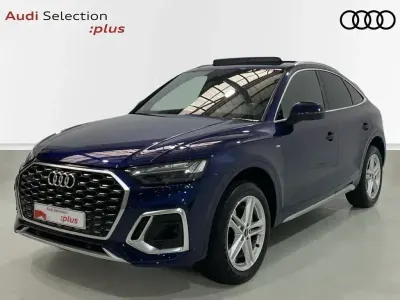 Usado Audi Q5 S-Line 204 CV (150 kW) 2022 Azul SUV