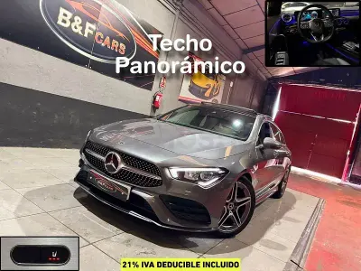 Usado Mercedes CLA220 Shooting Brake 190 CV (139 kW) 2021 Gris / plata Familiar