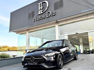 Negro Usado 2022 Mercedes C220 Familiar | 35.900 € (Precio justo)