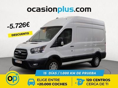 Usado Ford Transit Trend 130 CV (95 kW) 2022 Blanco Berlina