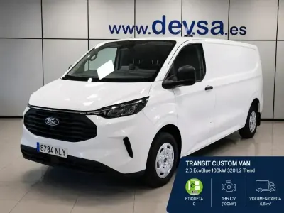 Usado Ford Transit Custom Trend 136 CV (100 kW) 2026 Blanco Van