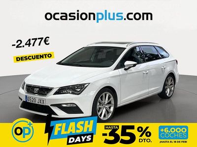 Usado Seat Leon FR 150 CV (110 kW) 2017 Blanco Monovolumen