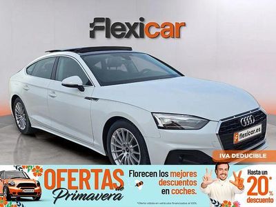 Usado Audi A5 Sportback 136 CV (100 kW) 2022 Blanco Utilitario