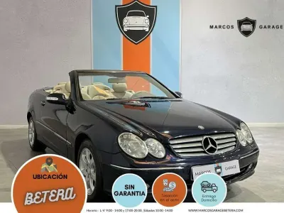 Usado Mercedes CLK200 Elegance 163 CV (119 kW) 2003 Azul Descapotable