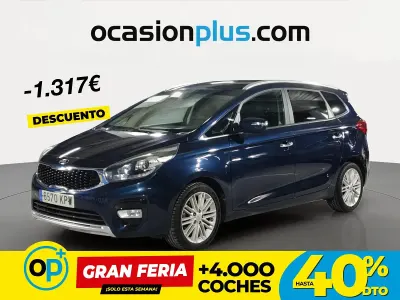 Usado Kia Carens 135 CV (99 kW) 2018 Azul Monovolumen