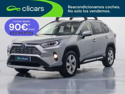 Usado Toyota RAV4 Hybrid Luxury 222 CV (163 kW) 2019 Plateado SUV