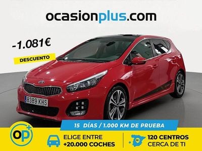 Usado Kia Ceed GT GT-Line 120 CV (88 kW) 2018 Rojo