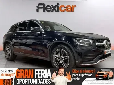 Usado Mercedes GLC200 163 CV (119 kW) 2020 Negro SUV