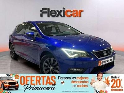 Usado Seat Leon ST Style 116 CV (85 kW) 2019 Azul Familiar