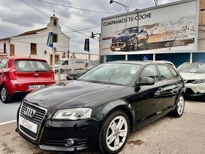 Usado Audi A3 Ambition 125 CV (91 kW) 2009 Negro Utilitario