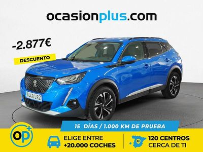 Usado Peugeot 2008 Allure 130 CV (95 kW) 2021 Azul SUV
