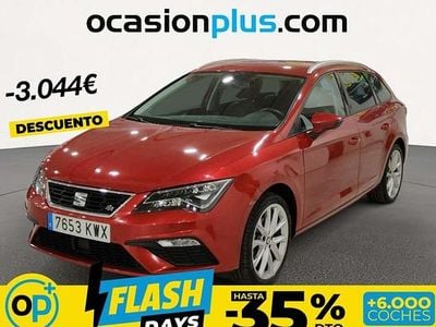Usado Seat Leon ST FR 131 CV (96 kW) 2019 Rojo Familiar