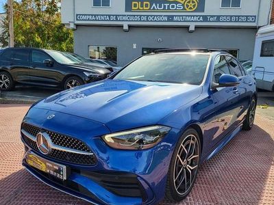 Azul Usado 2022 Mercedes C220 Berlina | 31.999 € (Precio justo)