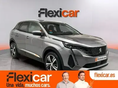 Usado Peugeot 3008 Allure 130 CV (95 kW) 2021 Gris SUV