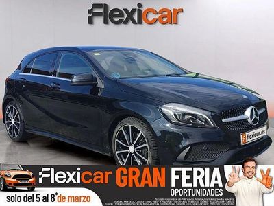 Usado Mercedes A200 AMG line 136 CV (100 kW) 2016 Negro Utilitario