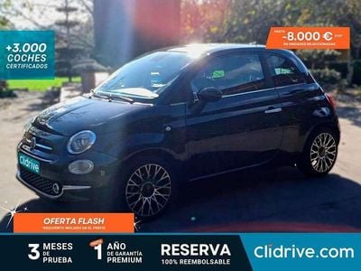 Negro Usado 2023 Fiat 500 Dolcevita Descapotable | 12.490 € (Precio justo)