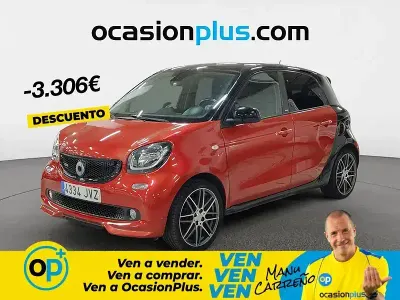 Usado Smart ForFour Brabus 109 CV (80 kW) 2017 Rojo Utilitario