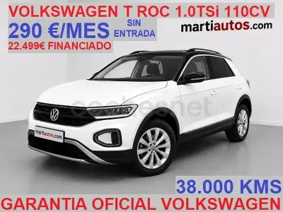 Usado VW T-Roc Life 110 CV (80 kW) 2024 Blanco SUV