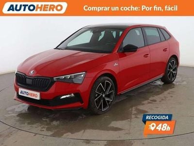 Usado Skoda Scala Monte Carlo 150 CV (110 kW) 2023 Rojo Utilitario
