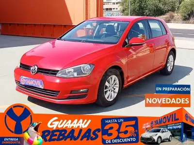 Usado VW Golf VII Business 110 CV (80 kW) 2016 Rojo Berlina