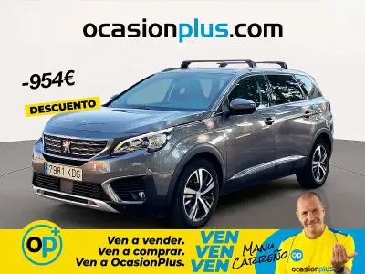 Usado Peugeot 5008 Allure 130 CV (95 kW) 2017 Gris SUV