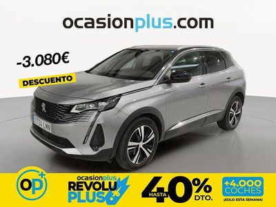 Usado Peugeot 3008 GT 130 CV (95 kW) 2021 Gris Pickup/Camioneta