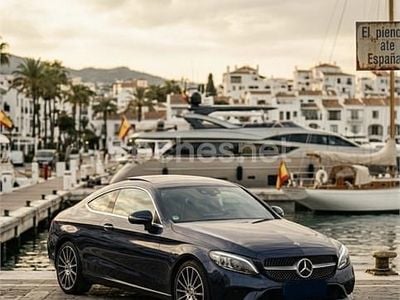 Usado Mercedes C200 184 CV (135 kW) 2018 Azul Coupe