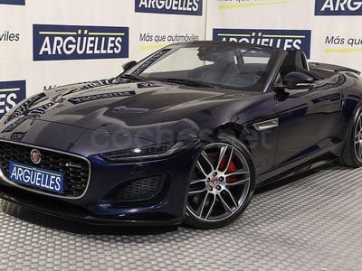 Usado Jaguar F-Type R-Dynamic 450 CV (330 kW) 2021 Azul Descapotable