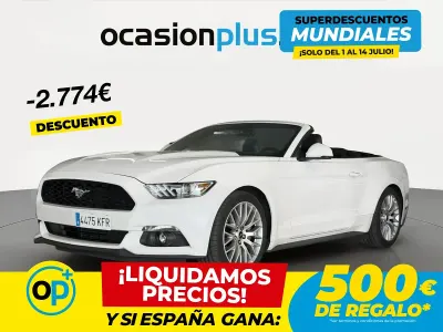 Usado Ford Mustang Convertible 314 CV (230 kW) 2017 Blanco Descapotable
