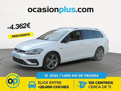 Usado VW Golf VII Sportline 125 CV (91 kW) 2018 Blanco Familiar