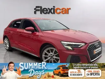 Usado Audi A3 116 CV (85 kW) 2021 Rojo Berlina