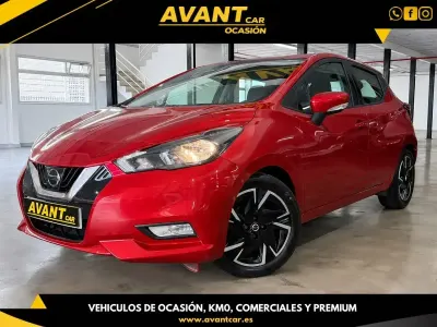 Usado Nissan Micra Acenta 92 CV (67 kW) 2022 Rojo Utilitario