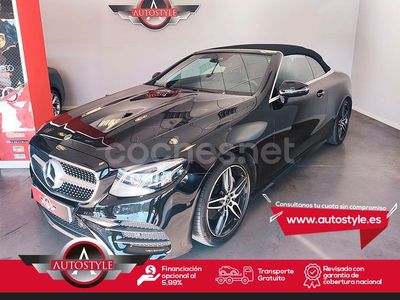 Usado Mercedes E220 194 CV (142 kW) 2018 Negro Descapotable